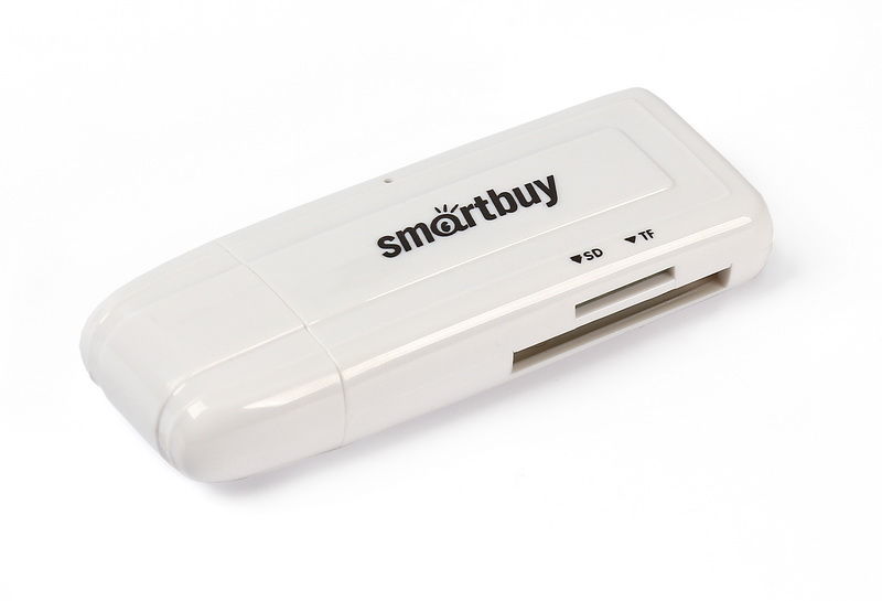 

Картридер внешний Smartbuy SBR-705-W, мультиформатный, USB 3.0, белый, SBR-705-W