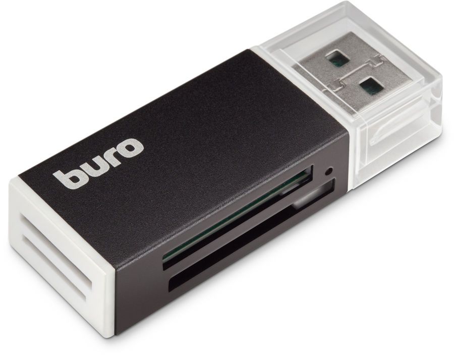 

Картридер внешний Buro BU-CR-3104, мультиформатный, USB 2.0, черный, BU-CR-3104