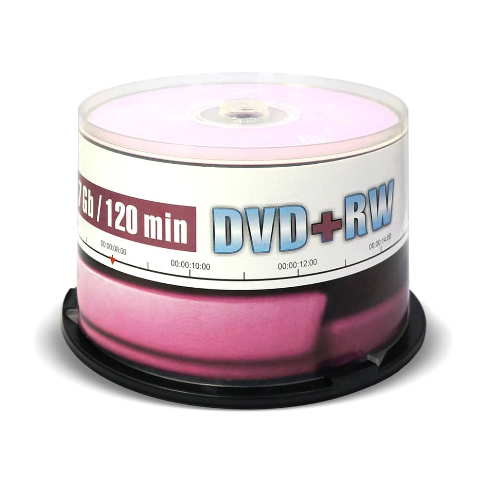 Диск DVD+RW 4.7Gb 4x Mirex, Cake Box (50шт)