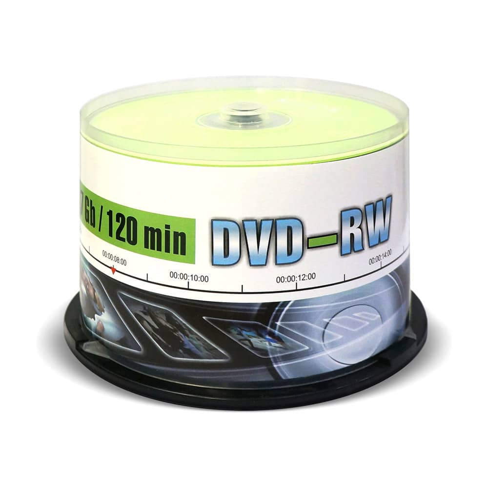 Диск DVD-RW 4.7Gb 4x Mirex, Cake Box (50шт)