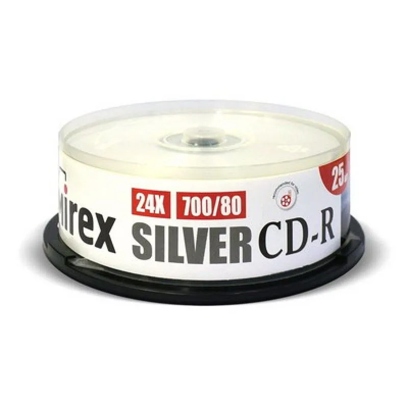 

Диск Mirex CD-R, 700Mb, 24x, Cake Box, 25 шт