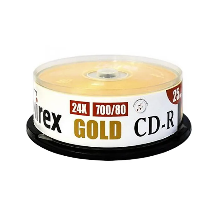 

Диск Mirex CD-R, 700Mb, 24x, Cake Box, 25 шт