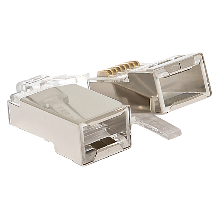 

Коннектор RJ-45 8P8C категория 5e, экранированный, 20 шт., EKF TERACOM (TRC-PLUG-5EFTP-20)