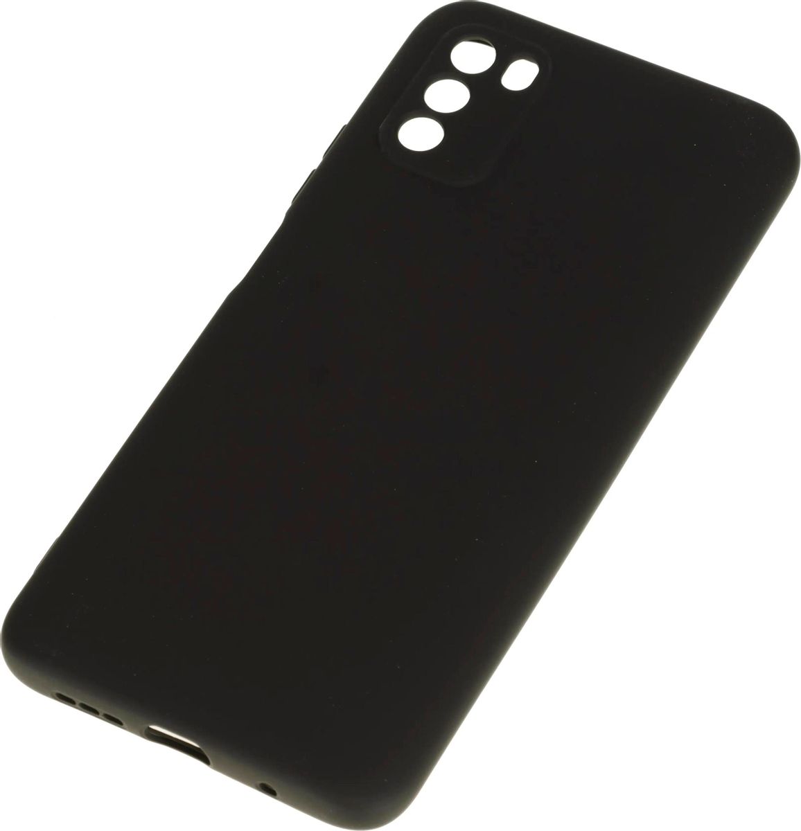 

Чехол-накладка DF Poco M3 poOriginal-03 (black) для смартфона Pocophone M3, силикон, черный (poOriginal-03)