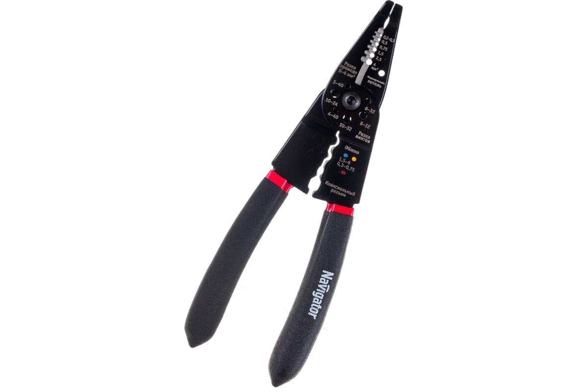 

Пресс-клещи Navigator NHT-Pkm01-6v1 , 0.2-4 мм² (80444), NHT-Pkm01-6v1