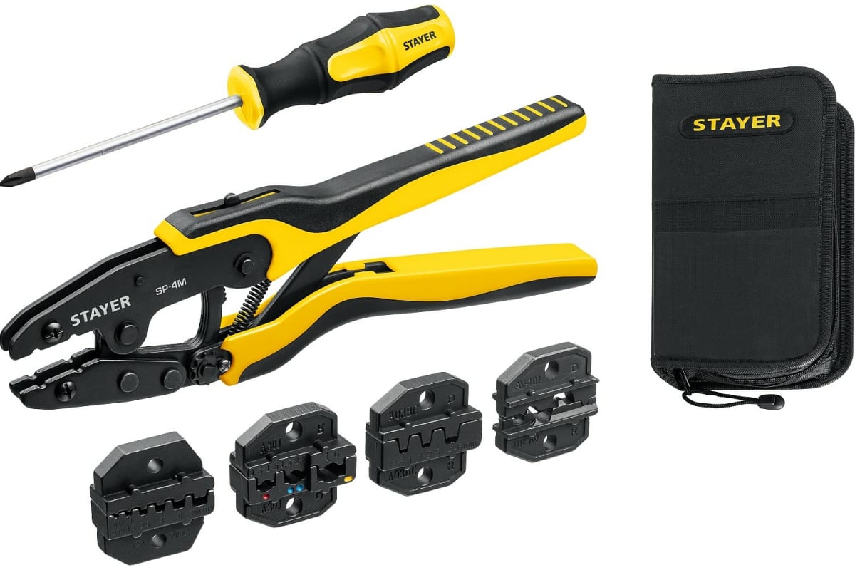 

Пресс-клещи Stayer SP-4M , 0/5-6/0 мм2 (45445), SP-4M
