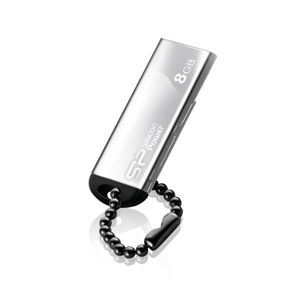 

Флешка 8Gb USB 2.0 Silicon Power Touch Touch 830, серебристый (SP008GBUF2830V1S), Touch 830