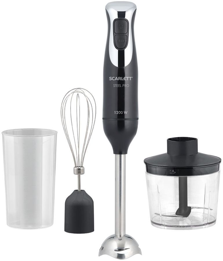 

Блендер погружной Scarlett SC-HB42F26 1.2 кВт, черный, SC-HB42F26