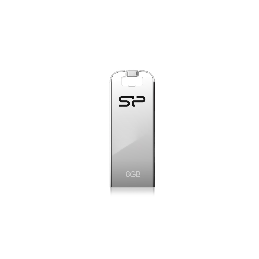 

Флешка 8Gb USB 2.0 Silicon Power Touch Touch T03, серебристый (SP008GBUF2T03V1F), Touch T03