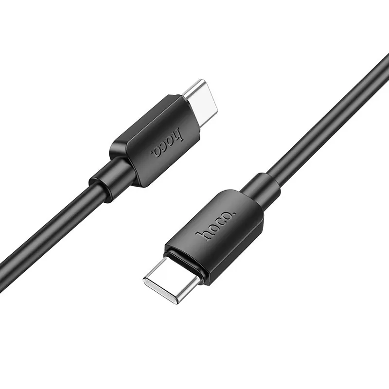 

Кабель USB Type-C-USB Type-C, быстрая зарядка, 3А, 60 Вт, 1 м, черный, HOCO X96 (6931474799128), X96