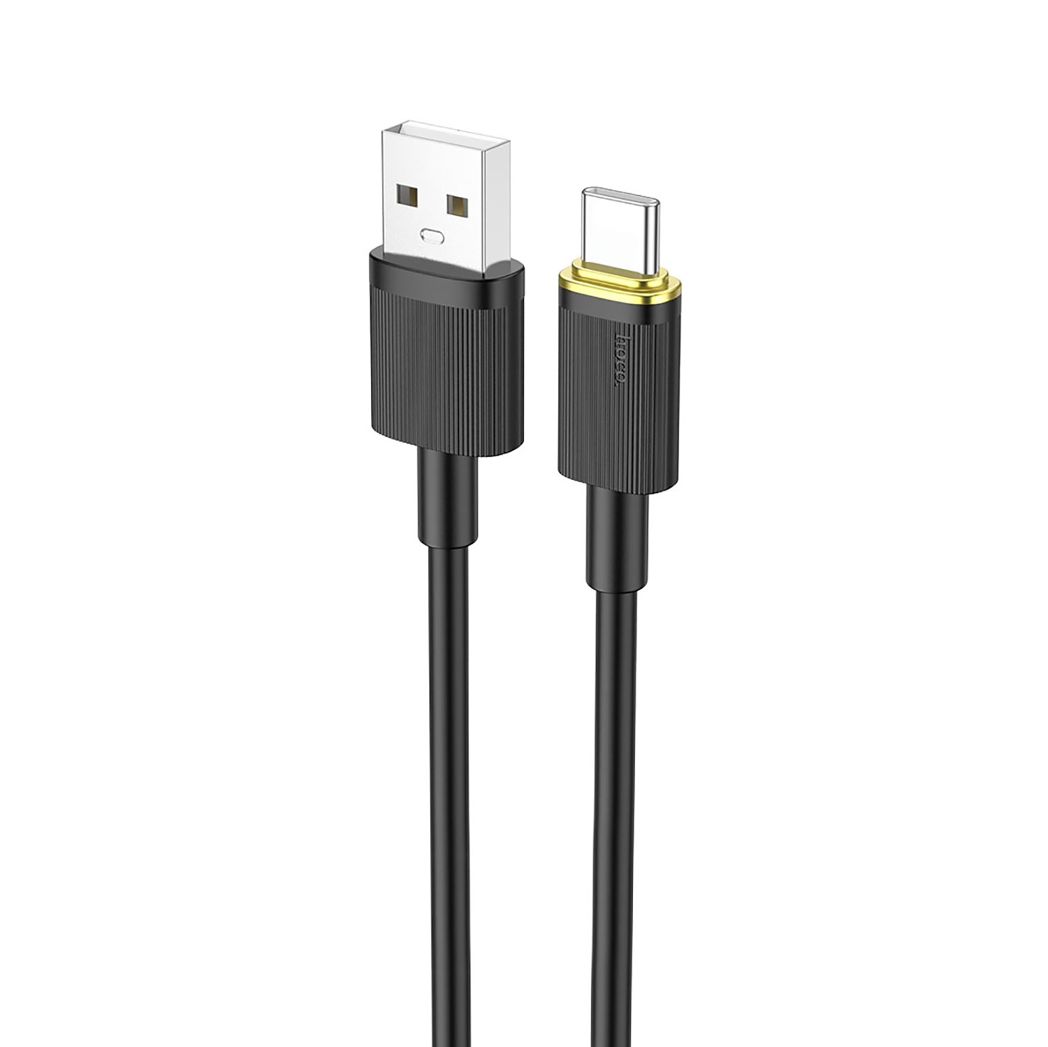 

Кабель USB-USB Type-C, быстрая зарядка, 3А, 1.2 м, черный, HOCO U109, U109