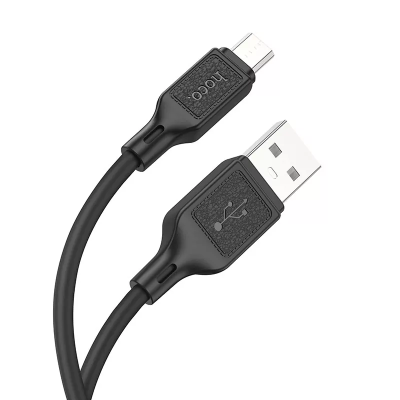 

Кабель USB(Am)-Micro USB(Bm), 2.4А, 1 м, черный, HOCO Cool X90 (6931474788429), X90