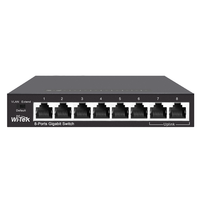 Коммутатор Wi-Tek WI-SG108(V2), кол-во портов: 8x1 Гбит/с (WI-SG108 V2) WI-SG108(V2) - фото 1