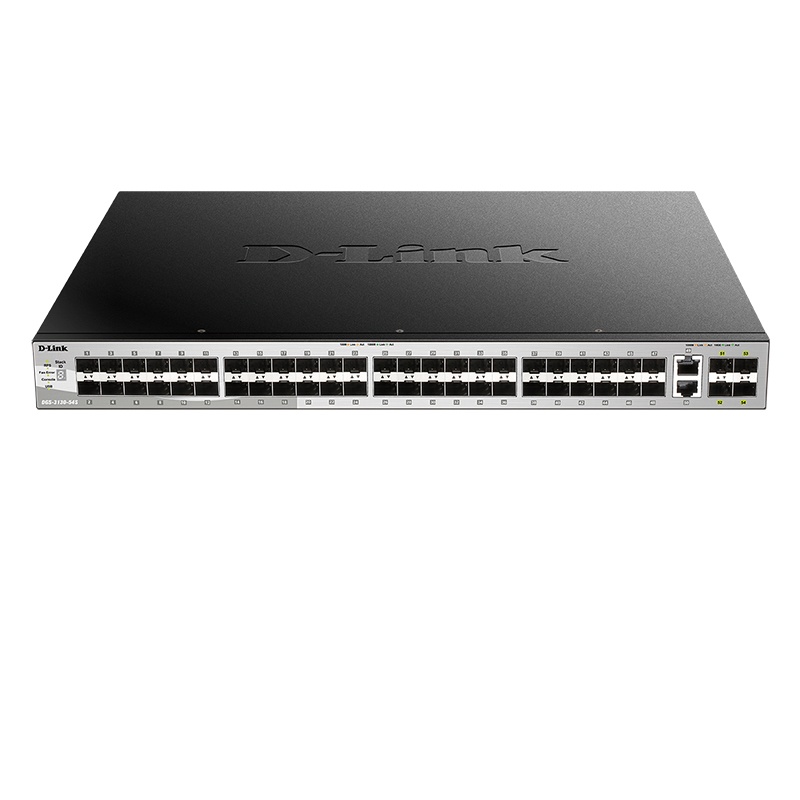 

Коммутатор D-Link DGS-3130-54S, управляемый, кол-во портов: 2x10 Гбит/с, SFP 48x1, кол-во SFP/uplink: SFP+ 4x10 Гбит/с, установка в стойку (DGS-3130-54S/B1A ), DGS-3130-54S