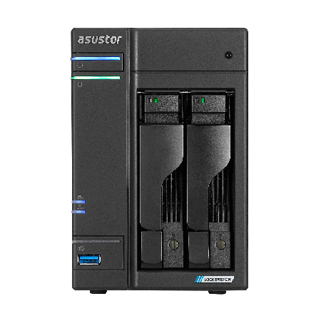 Сетевой накопитель (NAS) ASUSTOR LOCKERSTOR 2 Gen2 (AS6702T), 2x2.5