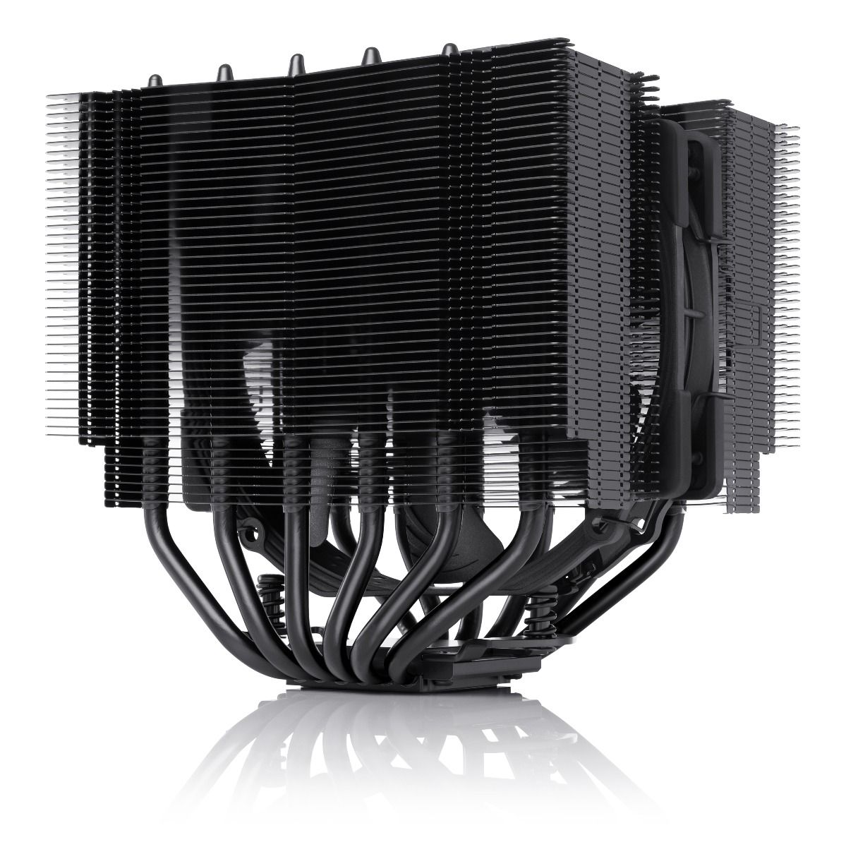 

Кулер для процессора Noctua NH-D15S chromax.black для Socket/115x/1200/1700/AM4/AM5, 140 мм, 1500rpm, 24.6 дБА, 167 Вт, 4-pin PWM, Al+Cu (NH-D15S-CH.BK), NH-D15S chromax.black