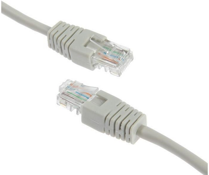 Патч-корд UTP кат.5e, 30 м, RJ45-RJ45, серый, CCA, Bion (BPC-U5E101-30M)