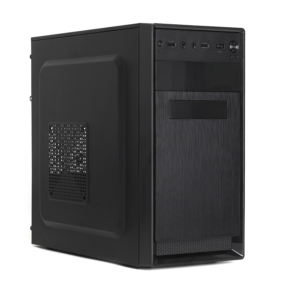 Корпус CROWN CMC-4220 (CM-PS500W ONE), mATX, Mini-Tower, черный, без БП (CM000003639)