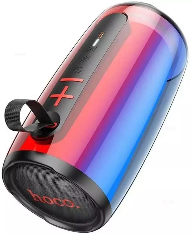 

Портативная акустика Hoco HC18 BT, 10 Вт, AUX, USB, microSD, Bluetooth, подсветка, черный, HC18 BT