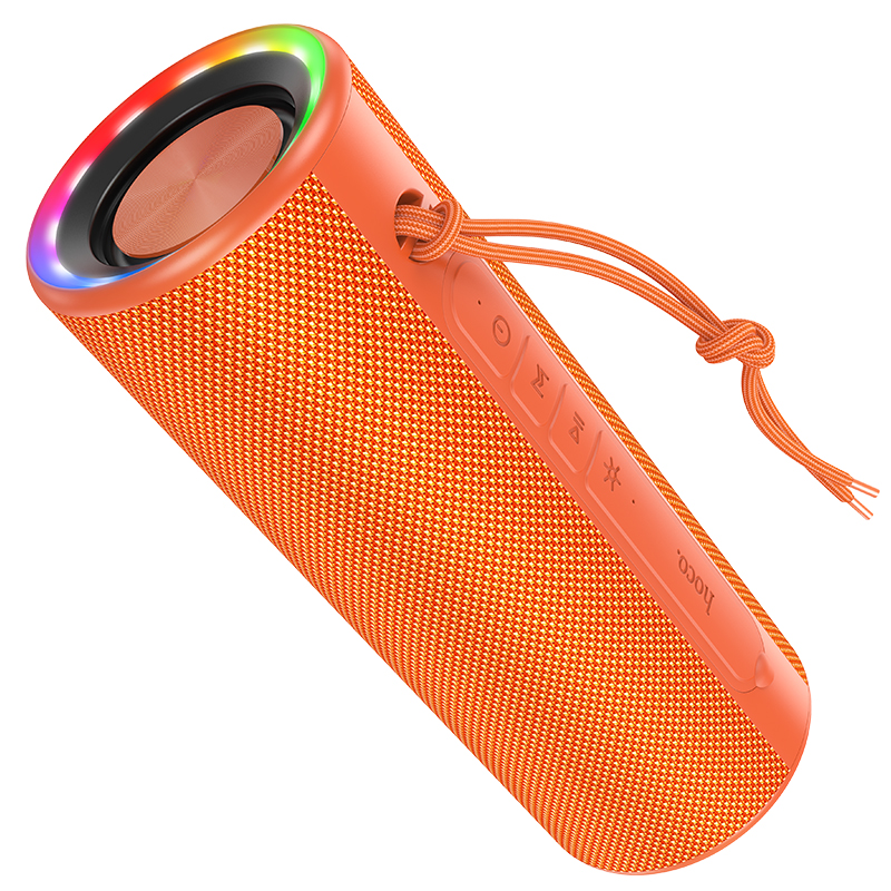 

Портативная акустика Hoco HC20 Luster sports, 20 Вт, AUX, USB, microSD, Bluetooth, подсветка, оранжевый (6942007603010), HC20 Luster sports