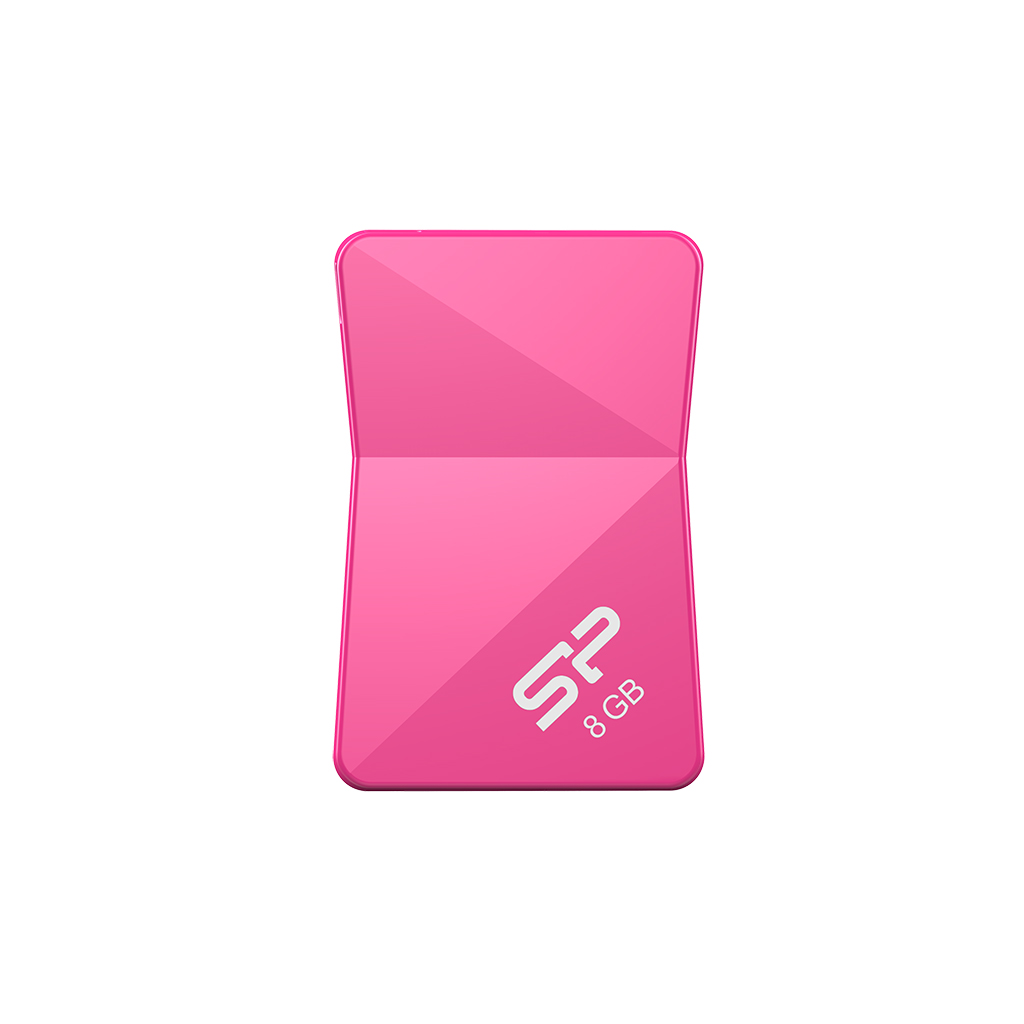 

Флешка 8Gb USB 2.0 Silicon Power Touch Touch T08, розовый (SP008GBUF2T08V1H), Touch T08