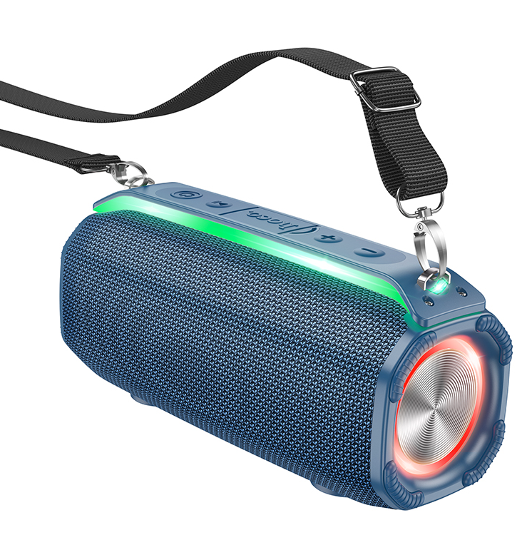 

Портативная акустика Hoco HC23, 10 Вт, FM, microSD, Bluetooth, подсветка, синий, HC23