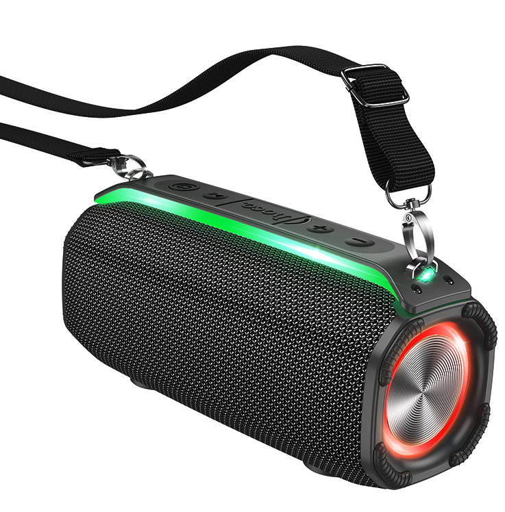 

Портативная акустика Hoco HC23, 10 Вт, FM, microSD, Bluetooth, подсветка, черный, HC23