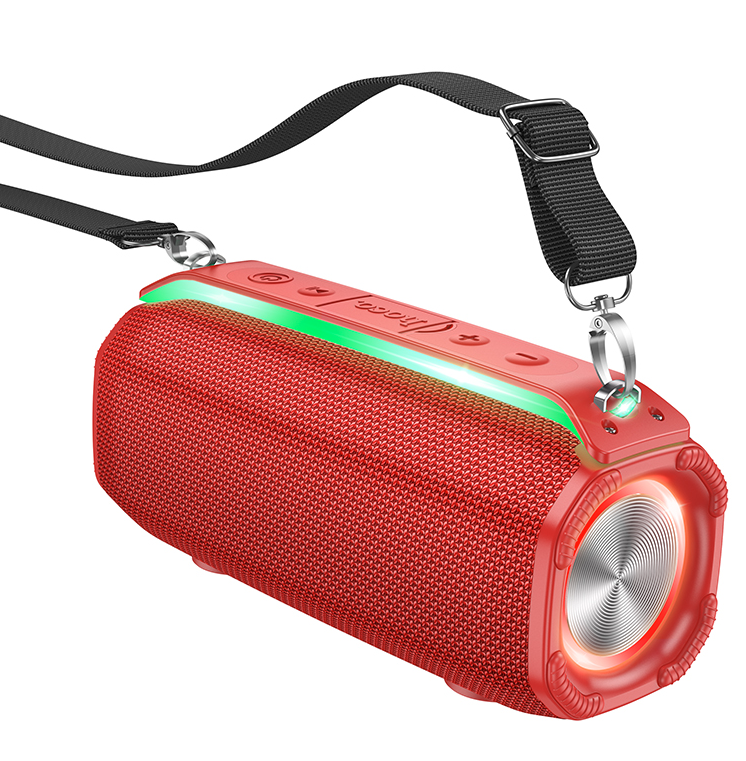 

Портативная акустика Hoco HC23, 10 Вт, FM, microSD, Bluetooth, подсветка, красный, HC23