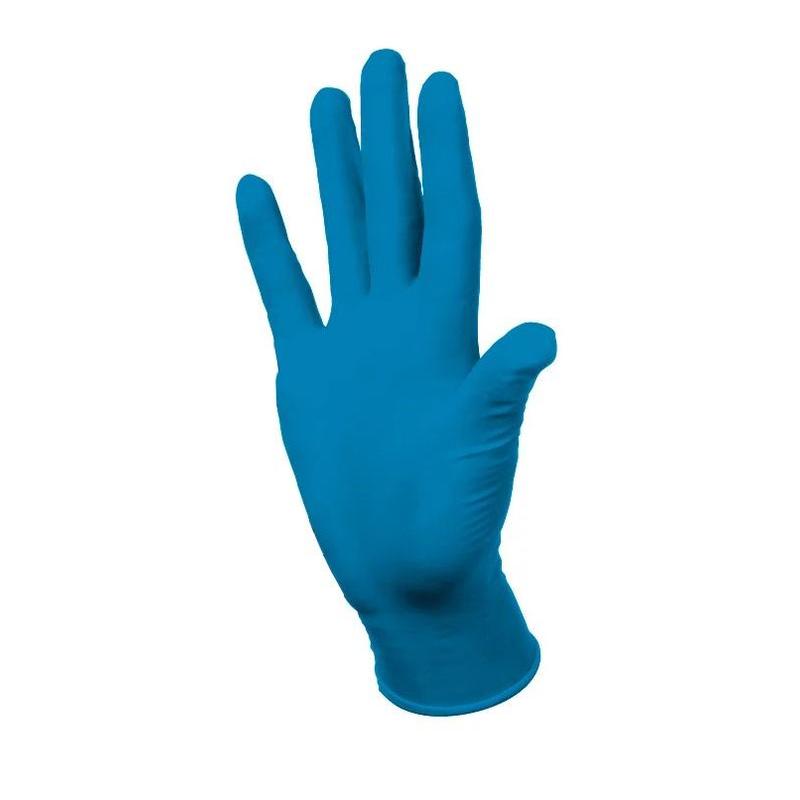 Перчатки латексные, пар в упаковке: 25, M, синий, Manual High Risk (HR419)