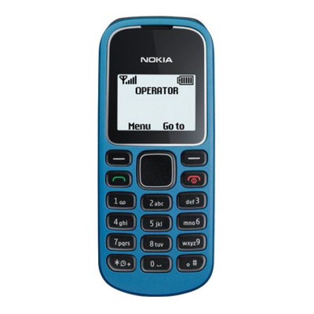 Мобильный телефон Nokia 1280 Blue GSM/96x68/FM отказ от покупки, незначительные следы эксплуатации, в комплекте телефон, ЗУ, аккумулятор, оригинальная упаковка