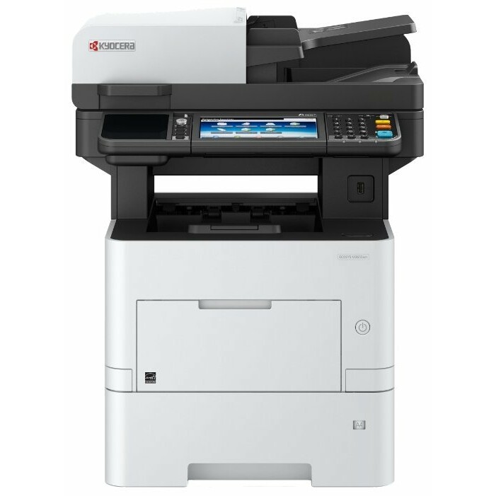 МФУ лазерный Kyocera Ecosys M3655idn, A4, ч/б, 55 стр/мин (A4 ч/б), 1200x1200 dpi, дуплекс, ДАПД-100 листов, сетевой, USB, черный (1102TB3NL1) - фото 1