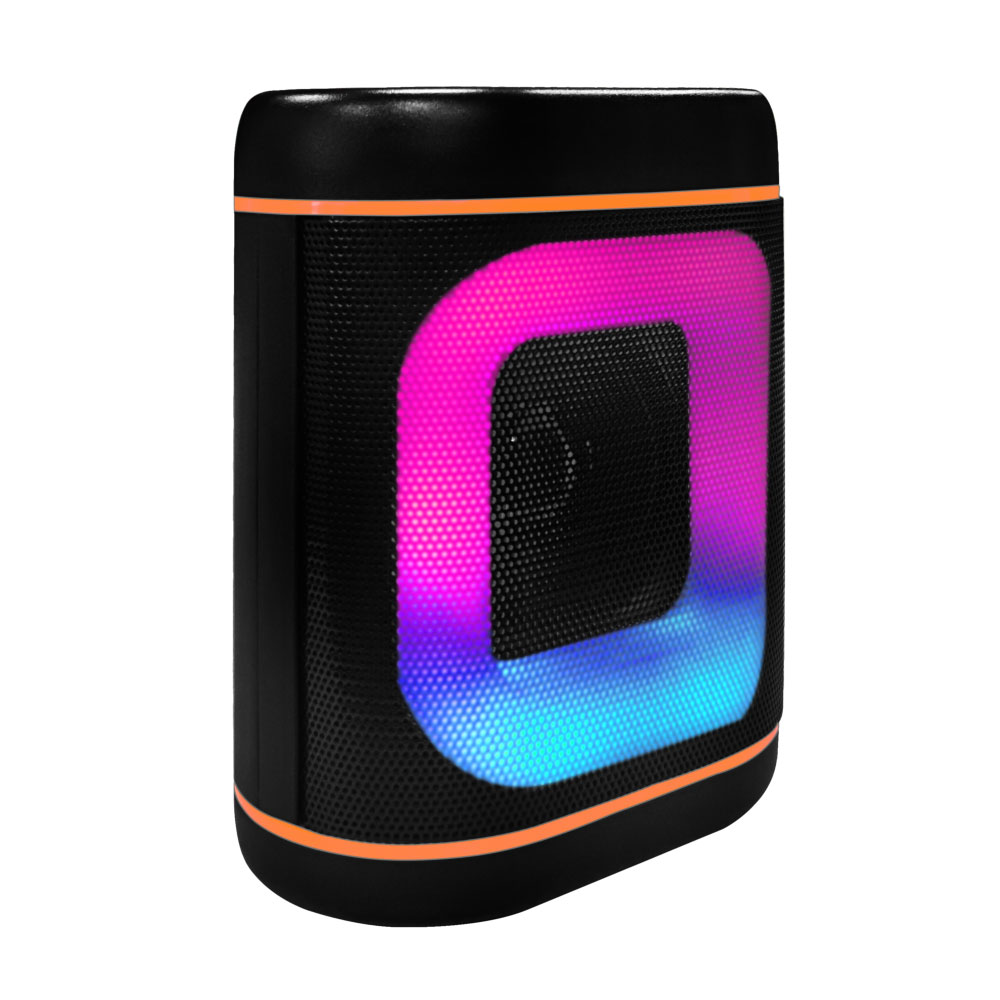 

Портативная акустика Ginzzu GM-911B, 5 Вт, FM, USB, microSD, Bluetooth, подсветка, черный, GM-911B