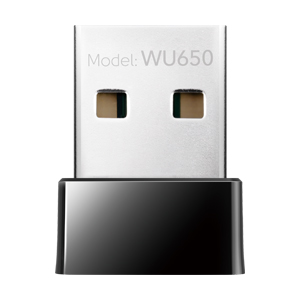 

Адаптер Wi-Fi Cudy WU650, 802.11a/n/ac, 2.4 / 5 ГГц, до 633 Мбит/с, 17 дБм, USB, WU650