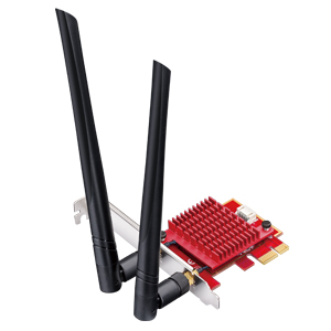 

Адаптер Wi-Fi+Bluetooth Cudy WE3000S, 802.11a/b/g/n/ac/ax, 2.4/5/6 ГГц, до 5.38 Гбит/с, PCI-E, внешних антенн: 2x5 дБи, WE3000S