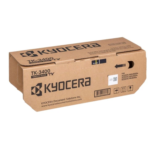 

Картридж лазерный Kyocera TK-3400/1T0C0Y0NL0, черный, 12500 страниц, оригинальный для Kyocera ECOSYS PA4500x/ECOSYS MA4500x/ECOSYS MA4500fx с чипом, TK-3400