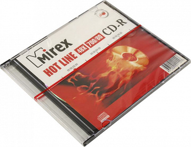 Диск Mirex CD-R, 700Mb, 48x, Jewel Case, 1 шт (201557)