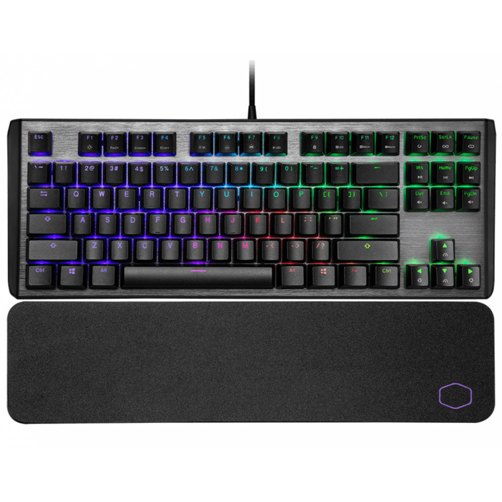 

Клавиатура проводная Cooler Master CK530 v2, механическая, Brown Switch, подсветка, USB, черный (CK-530-GKTM1-RU), CK530 v2