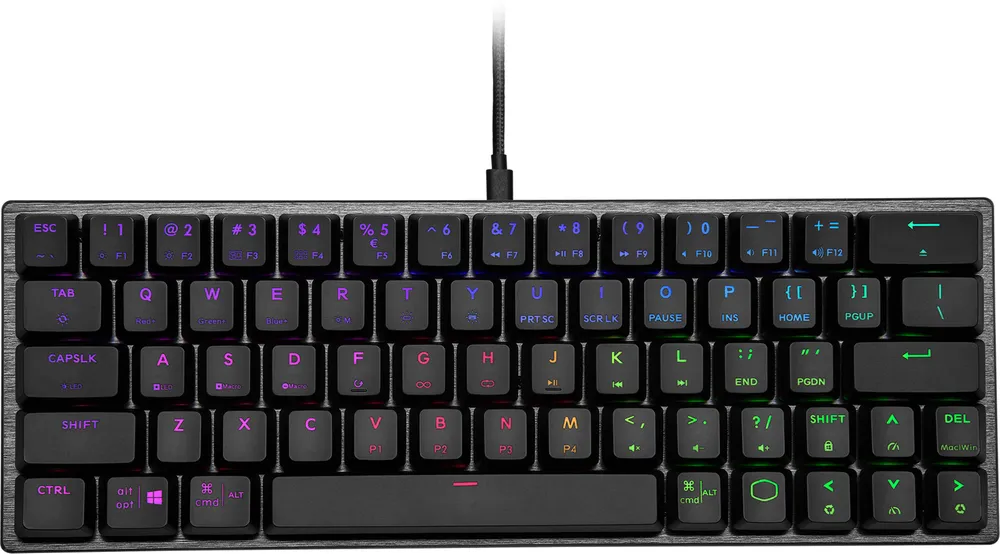 

Клавиатура проводная Cooler Master SK-620, механическая, TTC Low Brown, подсветка, USB, черный (SK-620-GKTM1-RU), SK-620