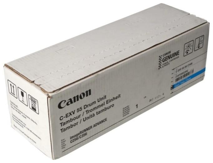

Драм-картридж (фотобарабан) Canon C-EXV55C/2187C002, голубой, 45000 страниц, оригинальный для C256/C356, C-EXV55C