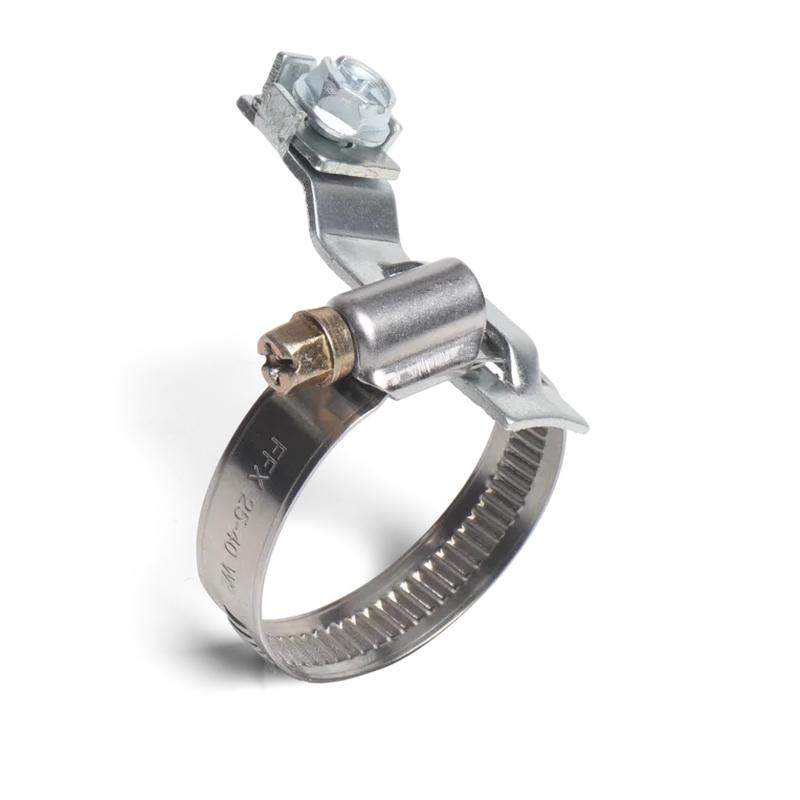 

Хомут заземления FORTISFLEX 78513, 1.2 см x 40 мм, 1 шт., серебристый (78513), 78513