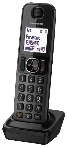 

Дополнительная трубка Panasonic KX-TGFA30, DECT, АОН, серый, KX-TGFA30