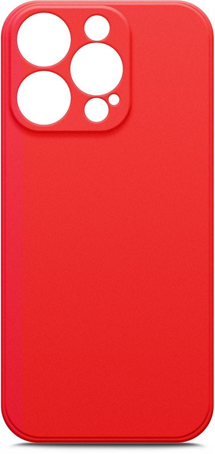 

Чехол-накладка BoraSCO для смартфона Apple iPhone 14 Pro, силикон, красный (70808)