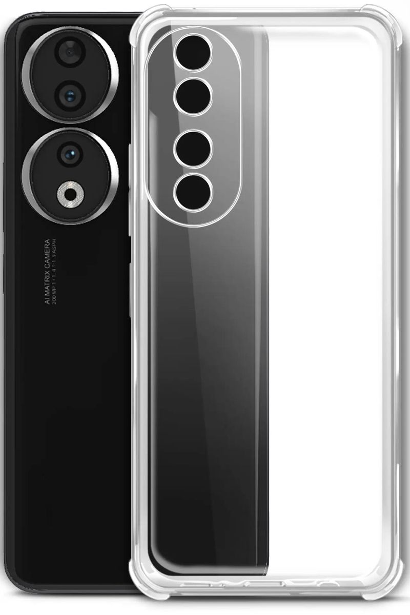 

Чехол-накладка BoraSCO для смартфона HONOR 90, силикон, прозрачный (72470)