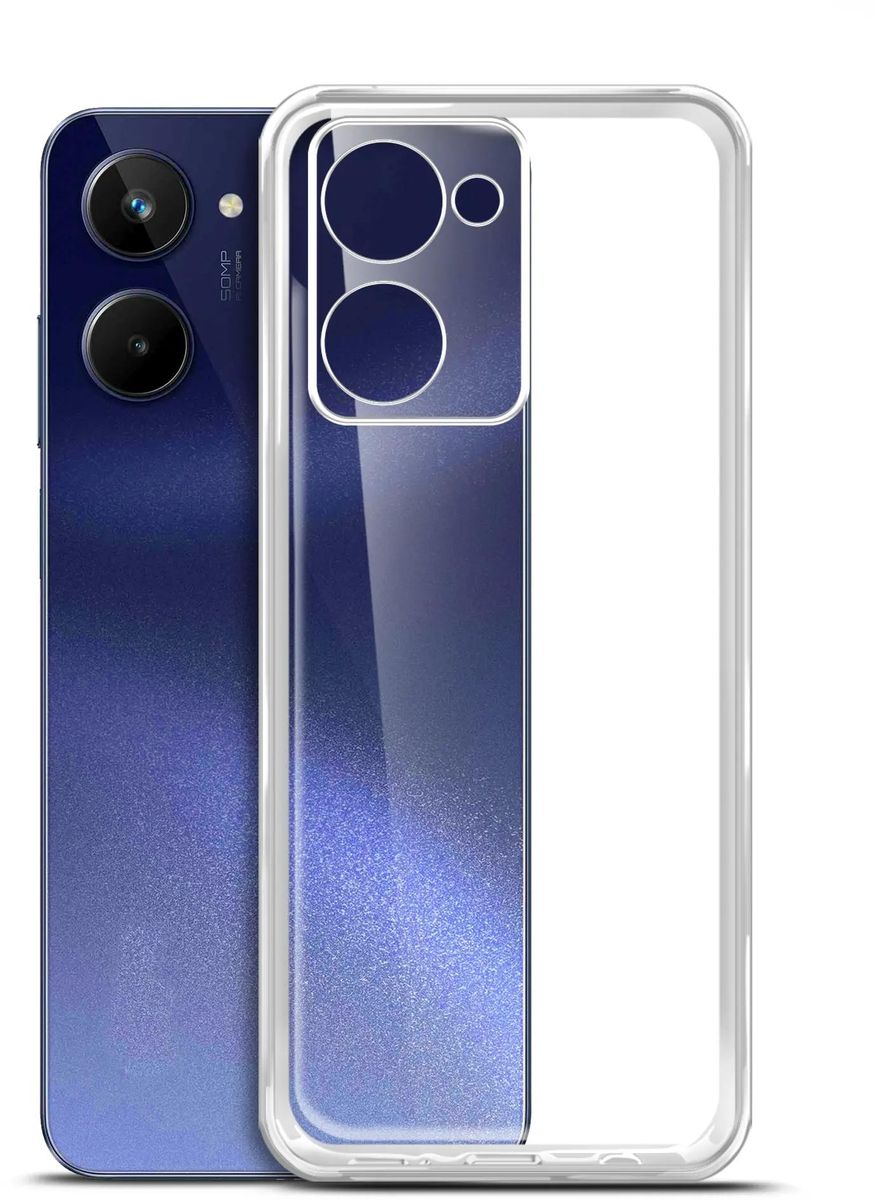 

Чехол-накладка BoraSCO для смартфона Realme 10 4G, силикон, прозрачный (71180)