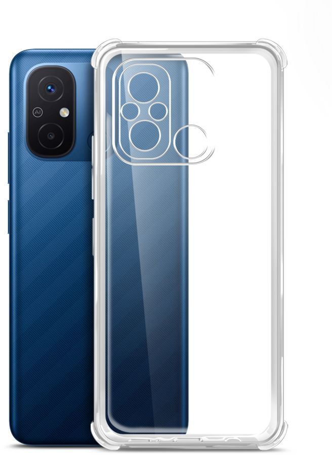 

Чехол-накладка BoraSCO для смартфона Xiaomi Redmi 12C, силикон, прозрачный (71711)