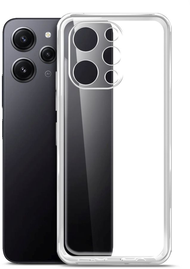 

Чехол-накладка BoraSCO для смартфона Xiaomi Redmi 12, силикон, прозрачный (72125)