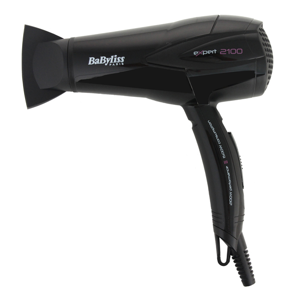 

Фен Babyliss D322E 2.1 кВт, режимов: 2, насадок: 1, черный, D322E