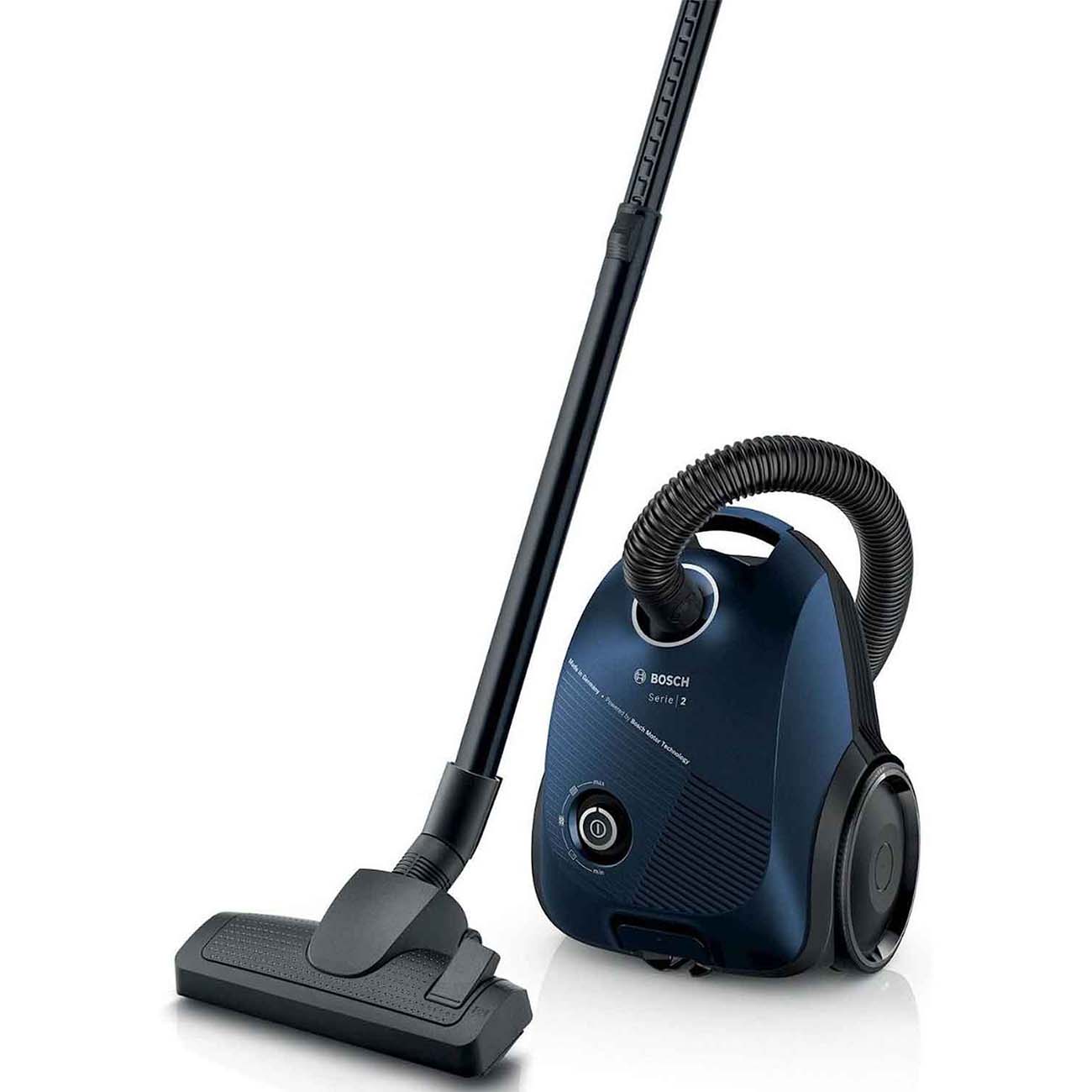

Пылесос Bosch BGLS2BU2 1.6 кВт, 3.5 л, 7 м, черный/синий, BGLS2BU2