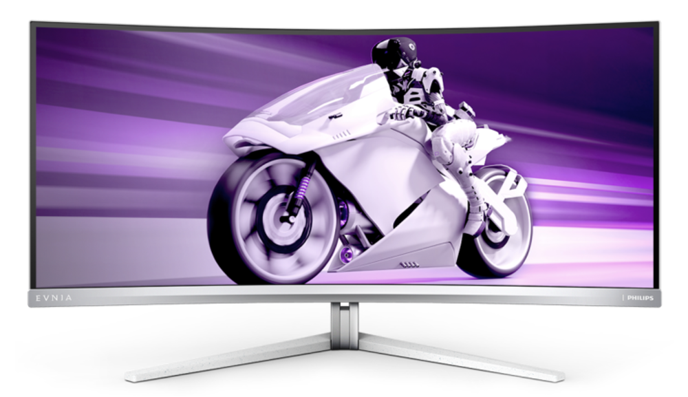 

Монитор 34" Philips Evnia 34M2C8600 (00/01) QD-OLED, изогнутый, 3440x1440 (21:9), 250кд/м2, 175 Гц, 0.1 мс, 178°/178°, HDMI, DisplayPort, USB Type-C, USB-Hub, серый (34M2C8600 (00/01)), 34M2C8600 (00/01)