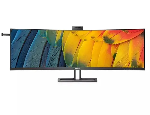 

Монитор 45" Philips 6000 Series 45B1U6900CH (00/01) VA, изогнутый, 5120x1440 (32:9), 450кд/м2, 4 мс, 178°/178°, HDMI, DisplayPort, USB Type-C, USB-Hub, веб-камера, черный (45B1U6900CH (00/01)), 45B1U6900CH (00/01)